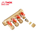 TMOK 3/4 inch 4 way forged brass hydraulic oil Water separator with High quality and competitive price